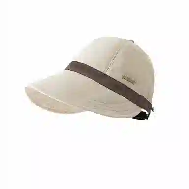 钓鱼熊 遮阳帽防晒防紫外线夏速干防水大帽檐太阳帽 棉 鸭舌帽 男女同款情侣款