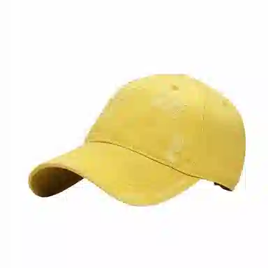 钓鱼熊 复古做旧破洞显脸小软顶小众个性渐变色 棉 鸭舌帽 男女同款情侣款