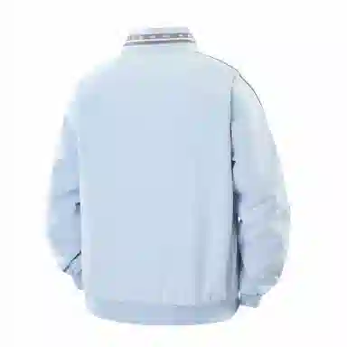 国际米兰足球俱乐部 复古休闲运动插肩条纹立领长袖夹克外套 男女同款