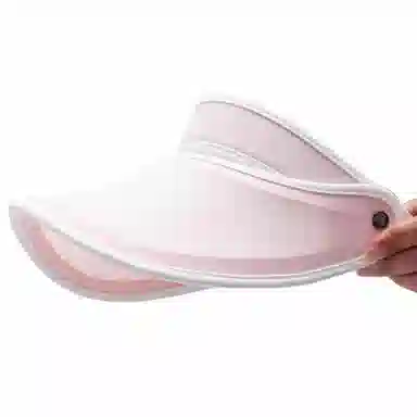 上海故事 轻盈长帽檐户外防紫外线旅游透气空顶太阳帽遮阳护脸户外运动钓鱼跑步帽 锦纶 防晒帽 女款