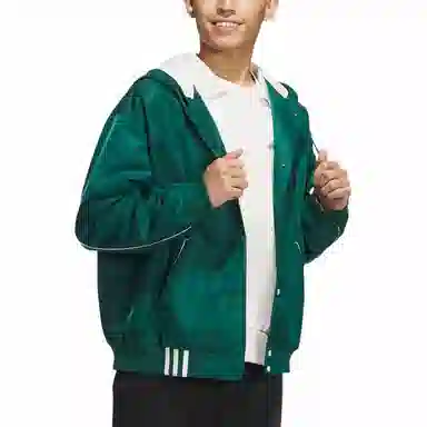 adidas Forest Green Fleece Hoodie