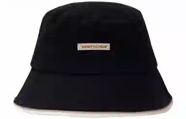 优幽兰 日系甜美拼色高级感显脸小遮阳帽休闲百搭户外出行防紫外线防晒帽素颜遮脸骑车可戴 棉 渔夫帽 女款