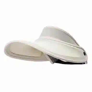 上海故事 轻盈长帽檐户外防紫外线旅游透气空顶太阳帽遮阳护脸户外运动钓鱼跑步帽 锦纶 防晒帽 女款