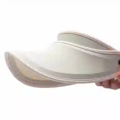 上海故事 轻盈长帽檐户外防紫外线旅游透气空顶太阳帽遮阳护脸户外运动钓鱼跑步帽 锦纶 防晒帽 女款