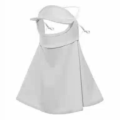 上海故事 立体帽檐护颈遮阳脸基尼 夏季防紫外线冰丝遮全脸护颈开车口罩 聚酯纤维 氨纶 防晒面罩 女款