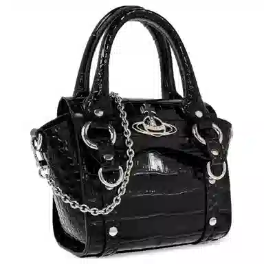Vivienne Westwood Classic Saturn Logo Mini Handbag