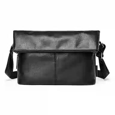 MOYYI PU Messenger Bag Black