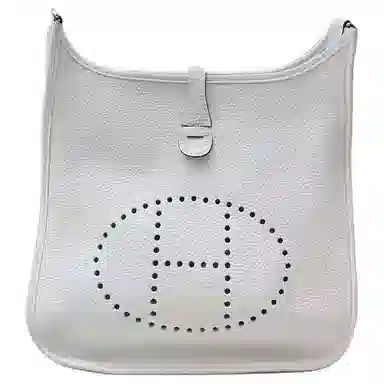 HERMES Evelyne III 29 Clemence 0U NEW WHITE