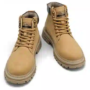 TCELLARS Classic Lace-Up Boots Maple Yellow