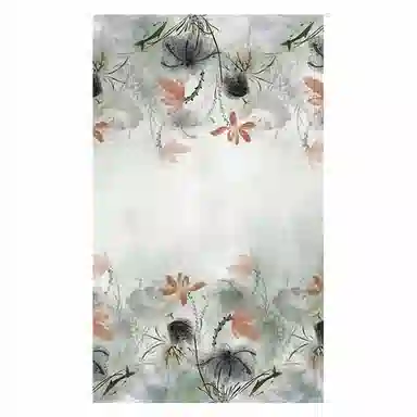 上海故事 韵染荷香提花绫真丝丝巾长巾礼盒装 披肩 女款