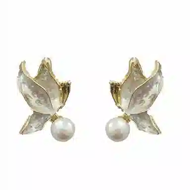 彤彤兔 优雅风独特设计高级感 合金 耳环 女款