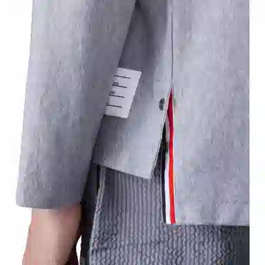 THOM BROWNE Rwb Stripe Cotton T-Shirt T