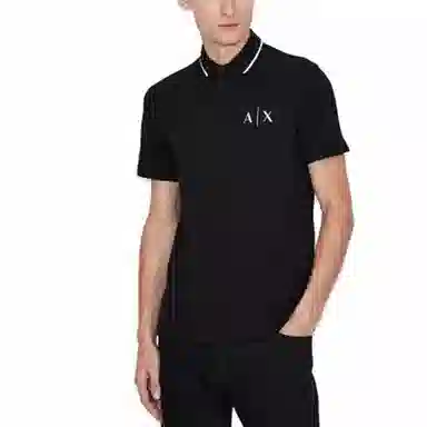 Armani Exchange Polo Shirt Black