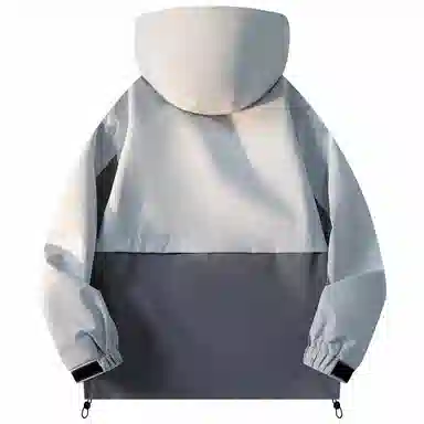 WANX Retro Colorblock Hoodie Jacket