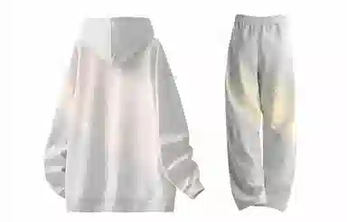 王者荣耀 澜款美式复古连帽套头上衣字母印花百搭直筒抽绳长裤卫衣长袖搭配宽松阔腿卫裤潮流潮牌学院风休闲运动套装 男女同款