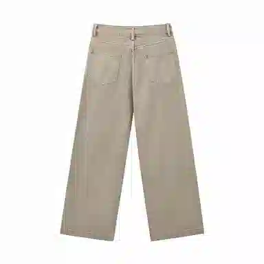 OX-FREAK Geometric Deconstructed Vintage Jeans Green