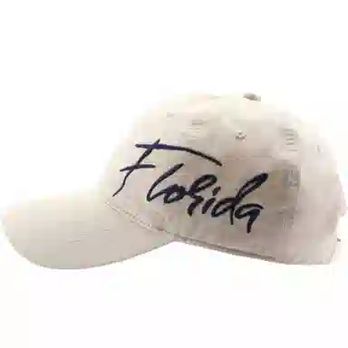 优莲茵 美式深顶加深 大头围大帽檐显脸小 字母刺绣百搭休闲遮阳帽 棉 鸭舌帽 男女同款情侣款