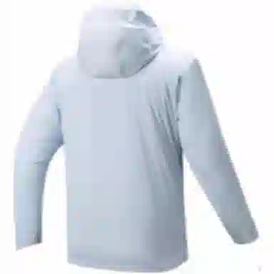 超级安踏  运动休闲简约纯色连帽  防水冲锋衣 男女同款 冰冻蓝/冰冻蓝