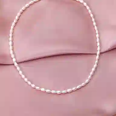 品彩 米珠 精致 年轻气质轻奢 淡水珍珠 项链 女款