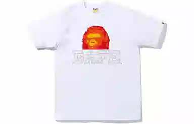 A BATHING APE Bape Polygon Ape Head Tee