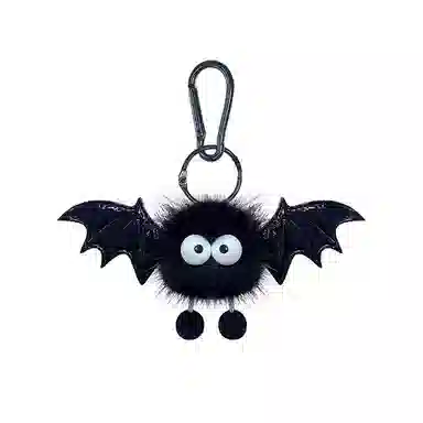 一点潮玩 奶凶小恶魔 蝙蝠钥匙扣 书包挂饰  玩偶 毛绒挂件