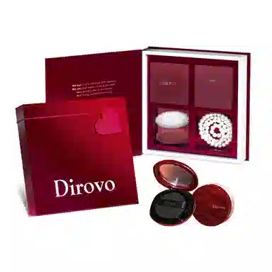 蒂洛薇 挚爱心动彩妆套装 自然无瑕磨皮不晕染不脱妆素颜不卡粉气色保湿提亮肤色美白