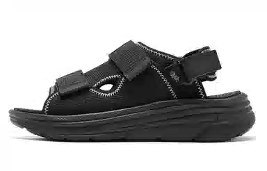 乔丹 百搭舒适 沙滩凉鞋 女款 黑色