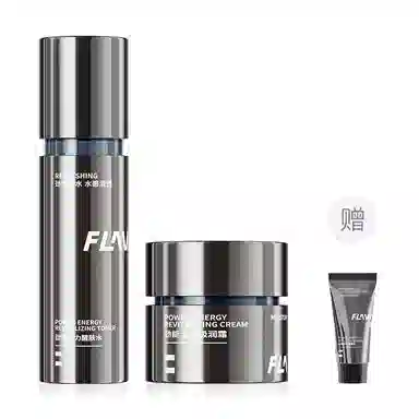 弗拉维 男士水乳 护肤套装 修护控油提亮水润淡痘印祛痘紧致维稳舒缓补水 保湿去黑头改善暗沉熬夜肌肤清爽不粘腻