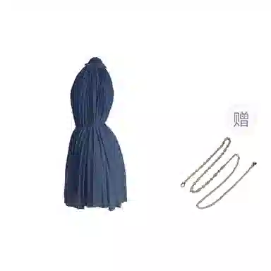 玉儿恋 御姐风挂脖收腰气质简约无袖连衣裙 女款