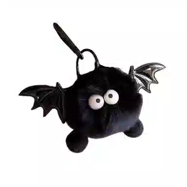 一点潮玩 奶凶小恶魔 蝙蝠钥匙扣 书包挂饰  玩偶 毛绒挂件