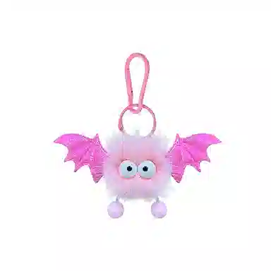 一点潮玩 奶凶小恶魔 蝙蝠钥匙扣 书包挂饰  玩偶 毛绒挂件