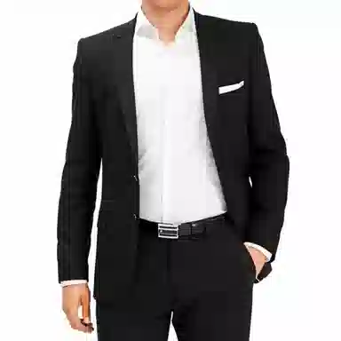 Montblanc Leather Belt Rectangle Buckle Black Brown 3cm