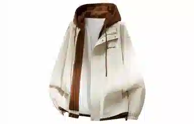 王者荣耀 鲁班七号星空梦想款 美式复古学院风连帽假两件拼接撞色创意字母宽松基础款山系户外休闲日常百搭舒适夹克外套 男女同款