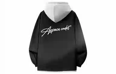 王者荣耀 鲁班七号星空梦想款 美式复古学院风连帽假两件拼接撞色创意字母宽松基础款山系户外休闲日常百搭舒适夹克外套 男女同款