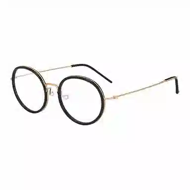 【可配度数】 佐川 时尚复古镜框 遮脸显瘦素颜神器 超轻钛架 可配防蓝光变色 钛 圆形 光学镜架 男女同款情侣款