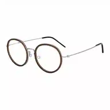 【可配度数】 佐川 时尚复古镜框 遮脸显瘦素颜神器 超轻钛架 可配防蓝光变色 钛 圆形 光学镜架 男女同款情侣款