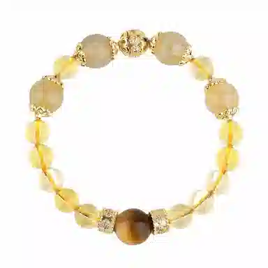 玺璎 小众轻奢时尚爆款#好运天然 黄水晶 手串 女款