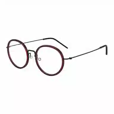 【可配度数】 佐川 时尚复古镜框 遮脸显瘦素颜神器 超轻钛架 可配防蓝光变色 钛 圆形 光学镜架 男女同款情侣款