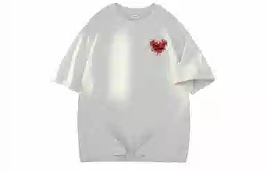 FONDLOOK Graffiti Heart Letter Tee Black