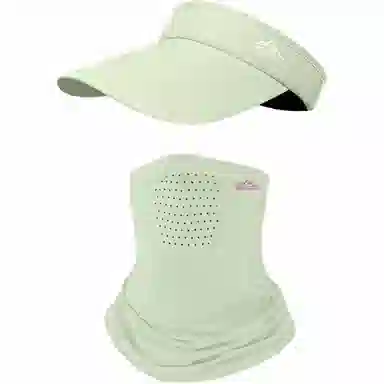 艾佳微 夏季户外出行遮阳口罩一体大头围显脸小多色可选 锦纶 防晒帽 男女同款情侣款