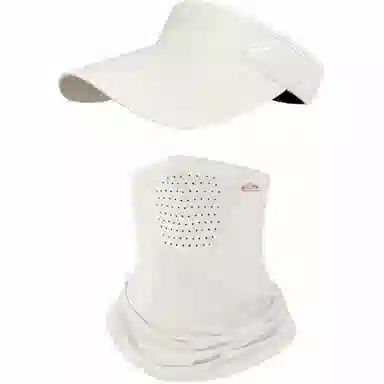 艾佳微 夏季户外出行遮阳口罩一体大头围显脸小多色可选 锦纶 防晒帽 男女同款情侣款