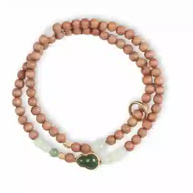 天台山 慢秋色福禄呈祥好运转运 手串 青白玉 男女同款情侣款