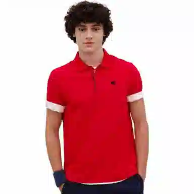 Le Coq Sportif Tricolor Polo Shirt