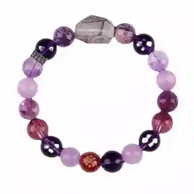 玺璎 九紫离火五行多宝补火#好运天然 紫水晶 手串 女款