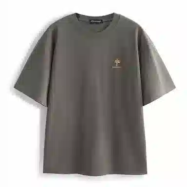 PEACEBIRD MEN Summer Artist Series Colorblock Back Print T-Shirt