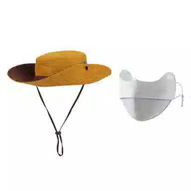 匹克 时尚简约两用防晒登山 聚酯纤维 渔夫帽 男女同款情侣款