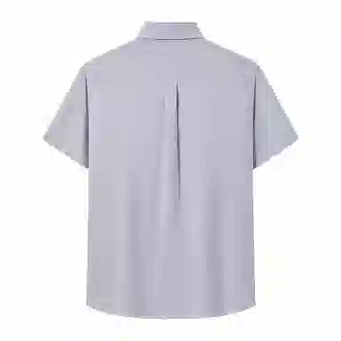 红豆 休闲舒适百搭全棉短袖衬衫 男女同款