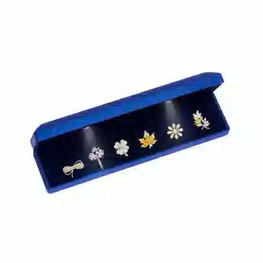 缔晶 森系清新甜美风胸花套装 一周星期时尚配饰礼盒 合金 胸针 女款