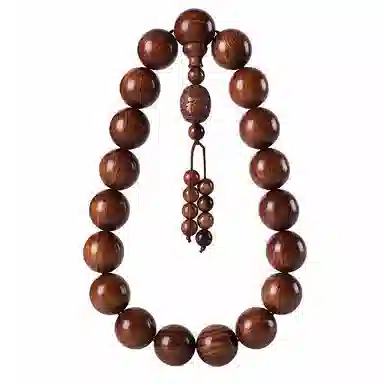 【福禄双全】 指尖瑰宝 诸事顺遂佛珠高密沉水精工顺纹手持念珠文玩车 #好运 大叶黄 花梨木 手串 男女同款情侣款