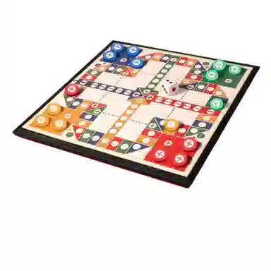 乐智由我 飞行棋磁性可折叠便携式益智玩具亲子磁石游戏 桌游